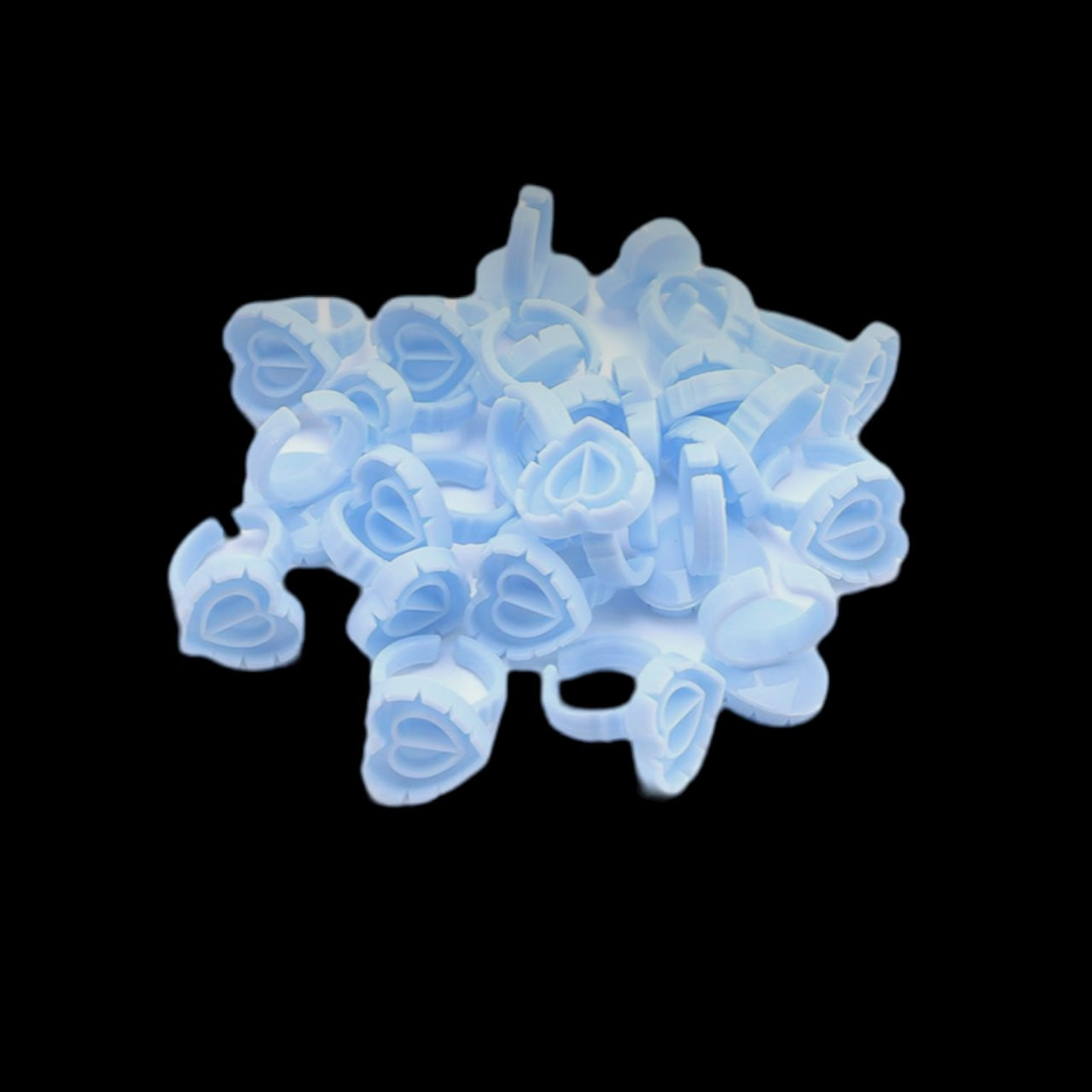 Heart Shaped Glue Rings