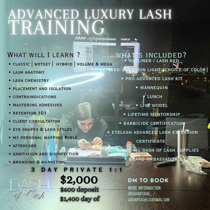 Advanced Lash Training With Moonlight&Recliner